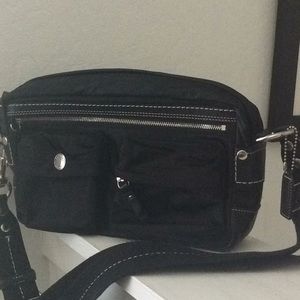 Coach cross body nylon black